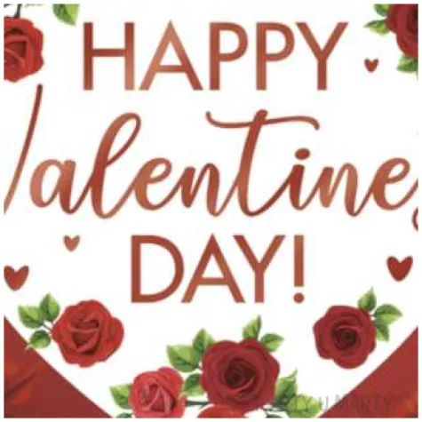 balon foliowy happy valentines serce i roze grabo 18 hrt