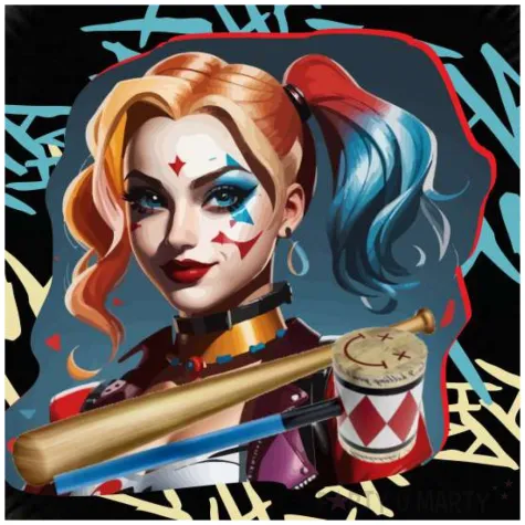 balon foliowy harley i bron czarny 18 rnd