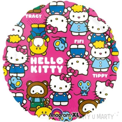 balon foliowy hello kitty amscan 17 rnd