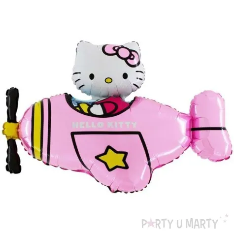 balon foliowy hello kitty samolot grabo 36 shp