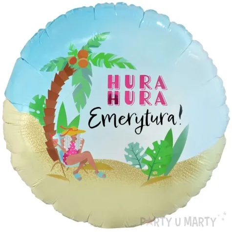 balon foliowy hura hura emerytura godan 18 rnd