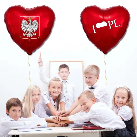 balon foliowy i love pl czerwony 18 hrt