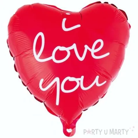 balon foliowy i love you czerwony godan 18 hrt