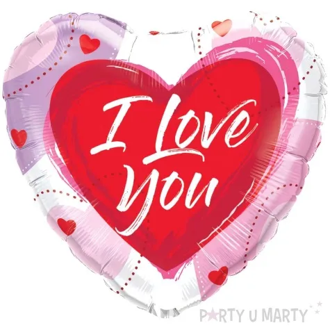balon foliowy i love you serce qualatex 18 hrt