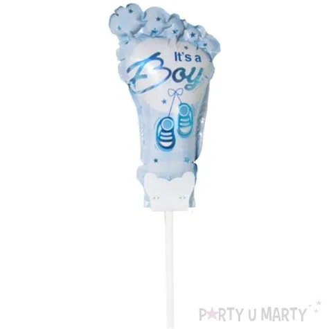 balon foliowy its a boy stopka blekitny folat 6 shp