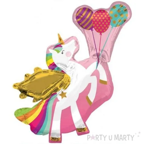 balon foliowy jednorozec party amscan 34 shp