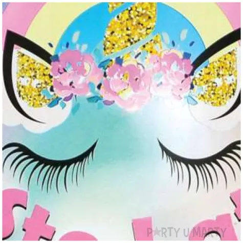 balon foliowy jednorozec pastelowy sto lat godan 18 rnd