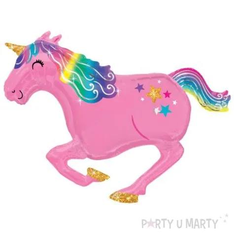 balon foliowy jednorozec rozowy amscan 39 shp