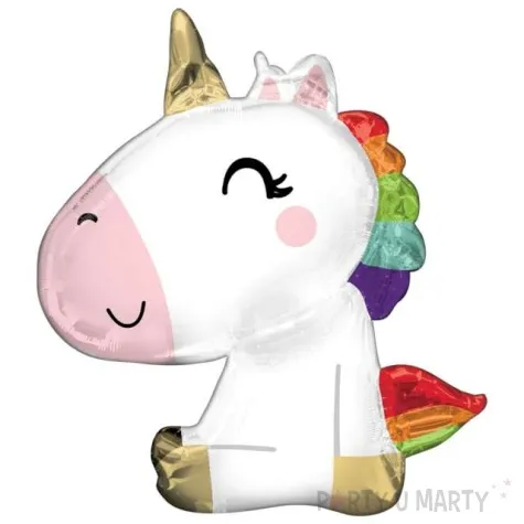 balon foliowy jednorozec siedzacy amscan 29 shp