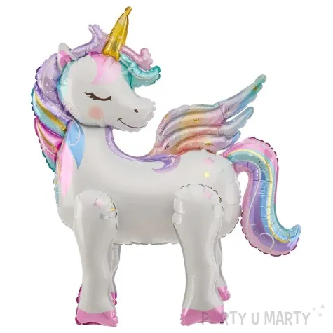 balon foliowy jednorozec stojacy partypal 21 shp