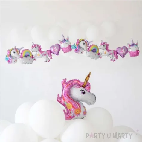 balon foliowy jednorozec unicorn partypal 20 shp