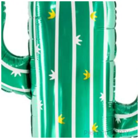 balon foliowy kaktus zielony partydeco 32 shp