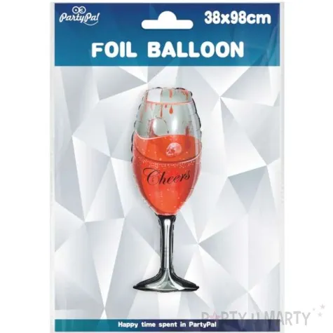 balon foliowy kieliszek halloween cheers partypal 38 shp