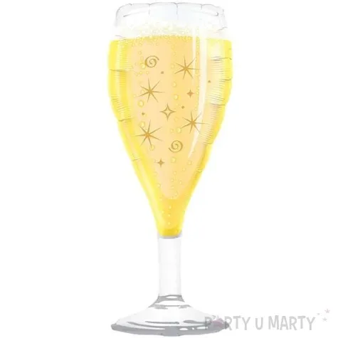 balon foliowy kieliszek z szampanem qualatex 39 shp