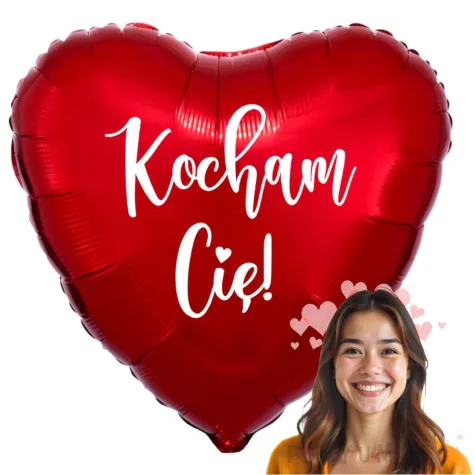 balon foliowy kocham cie czerwony 18 hrt