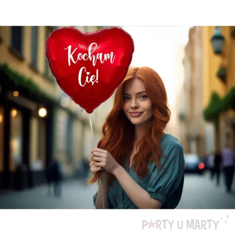 balon foliowy kocham cie czerwony 18 hrt