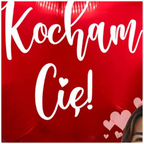 balon foliowy kocham cie czerwony 18 hrt