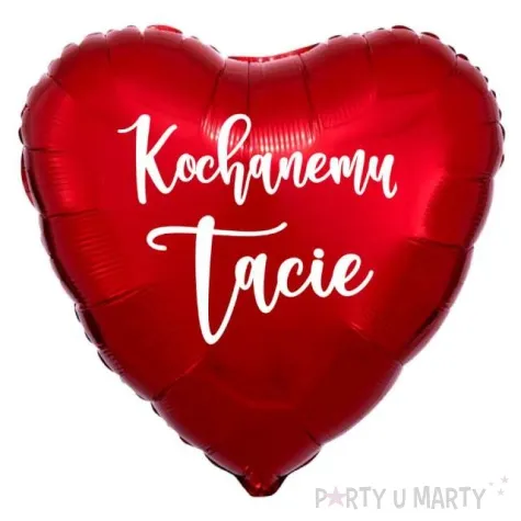 balon foliowy kochanemu tacie czerwony 18 hrt