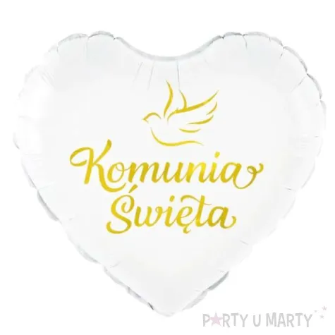 balon foliowy komunia swieta golabek partypal 18 hrt