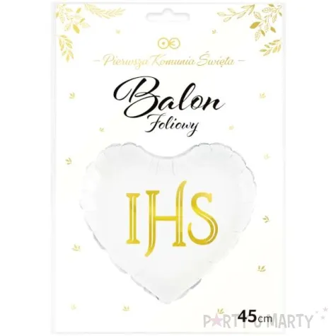 balon foliowy komunia swieta ihs bialy partypal 18 hrt
