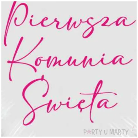 balon foliowy komunia swieta light bialo rozowy 18 hrt