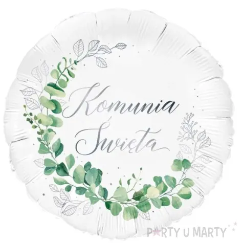 balon foliowy komunia swieta partypal 17 rnd