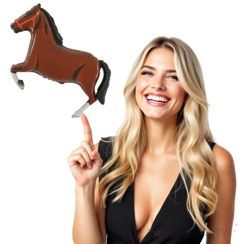 balon foliowy kon brazowy grabo 21 shp