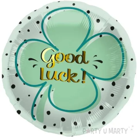 balon foliowy koniczyna good luck folat 18 rnd