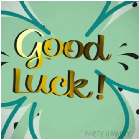 balon foliowy koniczyna good luck folat 18 rnd