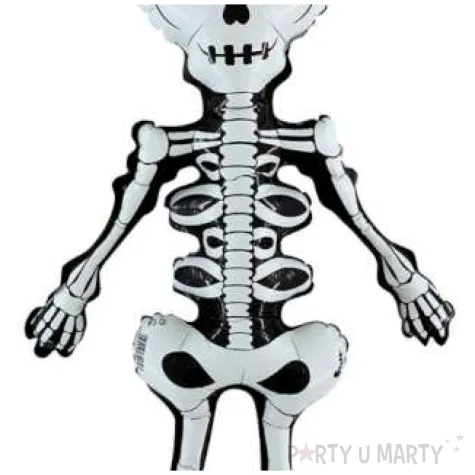 balon foliowy kosciotrupek bialy carnival toys 29 shp