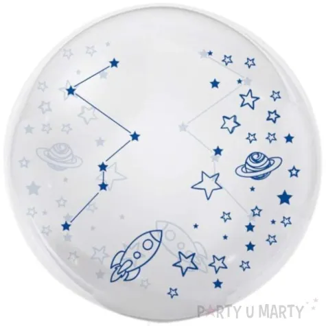 balon foliowy kosmos rakieta biala tuban 18 orb