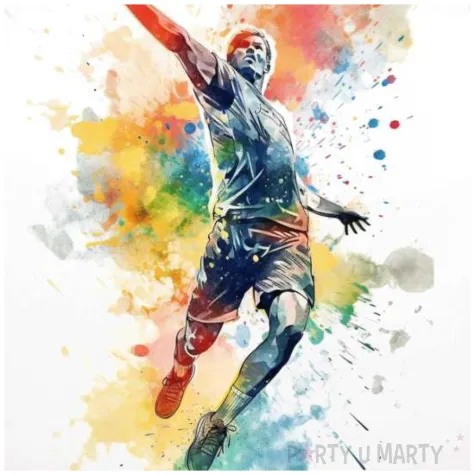 balon foliowy koszykowka layup bialy 18 rnd