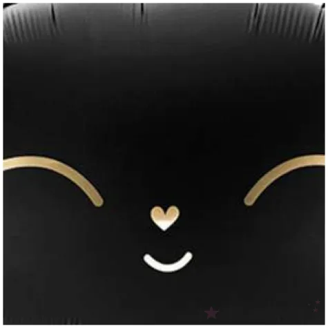 balon foliowy kotek czarny partydeco 19 shp