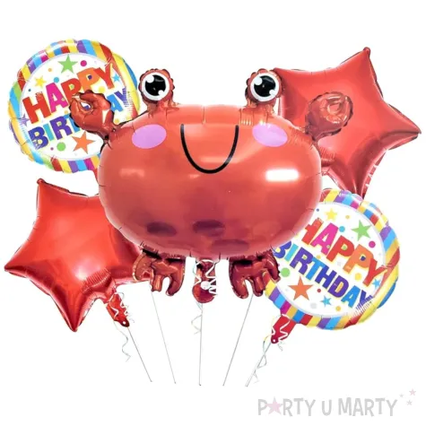 balon foliowy krab czerwony flexmetal 14 shp