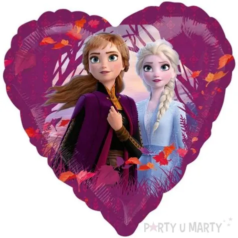 balon foliowy kraina lodu 2 serce amscan 18 hrt