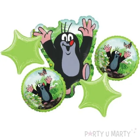 balon foliowy krecik amscan zestaw