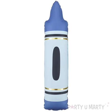 balon foliowy kredka niebieski partydeco 43 shp