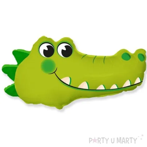 balon foliowy krokodyl zielony flexmetal 14 shp