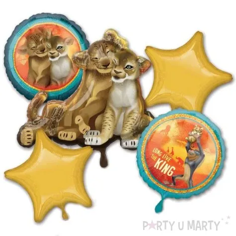 balon foliowy krol lew amscan zestaw