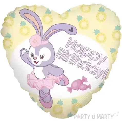 balon foliowy kroliczek baletnica happy birthday jix 18 hrt