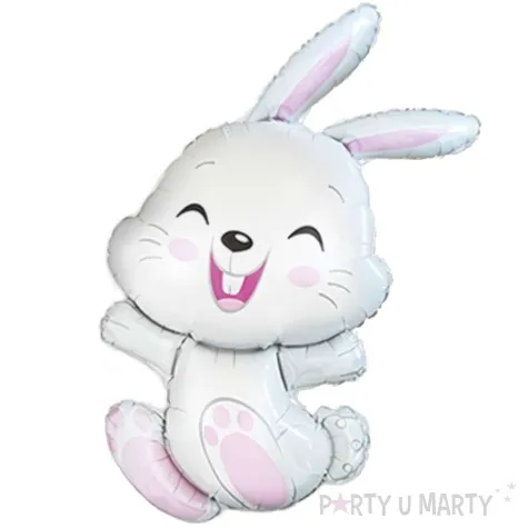 balon foliowy kroliczek bialy flexmetal 14 shp