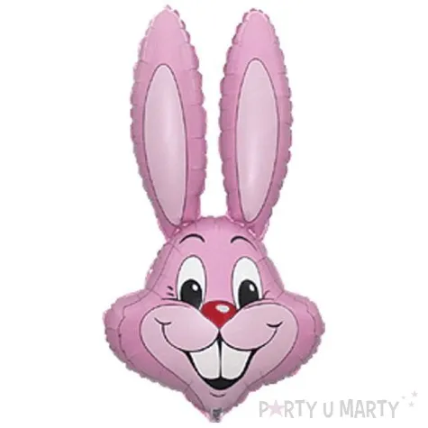 balon foliowy krolik rozowy jasny flexmetal 24 shp
