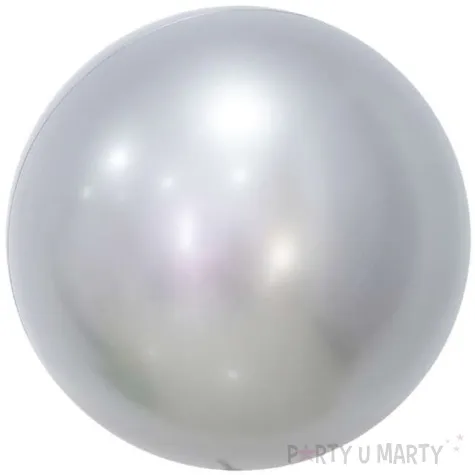 balon foliowy krysztalowy srebrny godan 18 orb