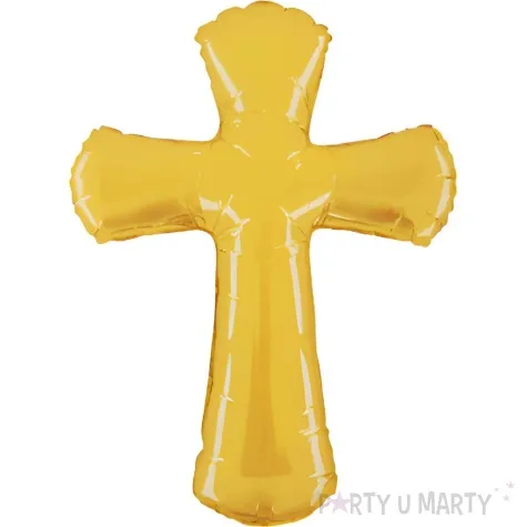 balon foliowy krzyz zloty grabo 44 shp