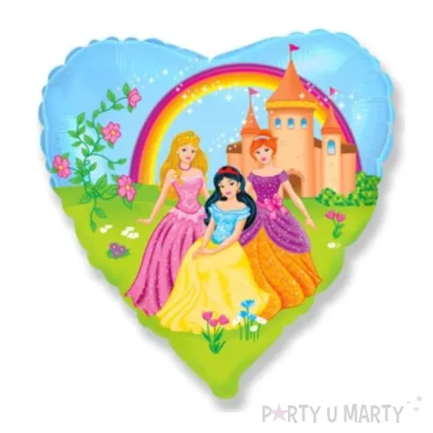 balon foliowy ksiezniczki i zamek flexmetal 18 hrt