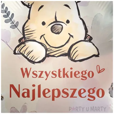 balon foliowy kubus puchatek wszystkiego najlepszego premioloon 17 rnd