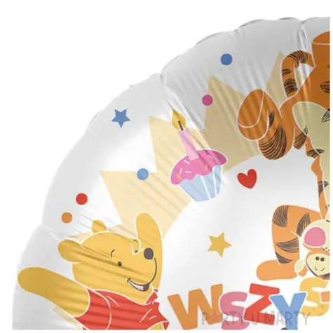 balon foliowy kubus puchatek wszystkiego najlepszego przyjecie premioloon 17 rnd