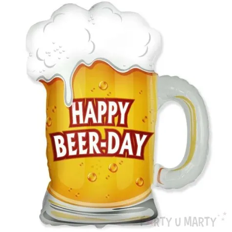 balon foliowy kufel piwa happy birthday flexmetal 24 shp