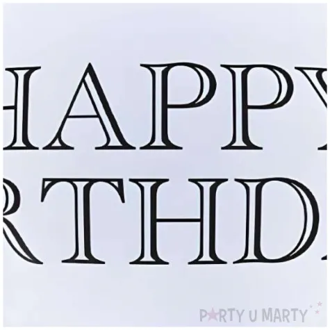 balon foliowy kula przezroczysta happy birthday takarakosan 13 orb 10 szt