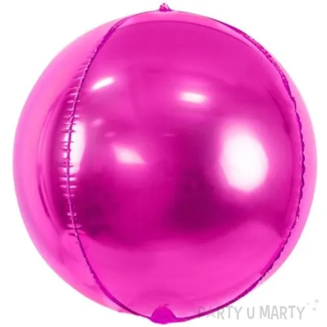 balon foliowy kula rozowy partydeco 16 orb